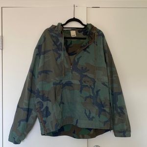 Baldwin camo hoodie jacket, size L. Never worn